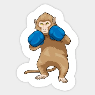 Monkey Boxer Boxing gloves Sports Sticker